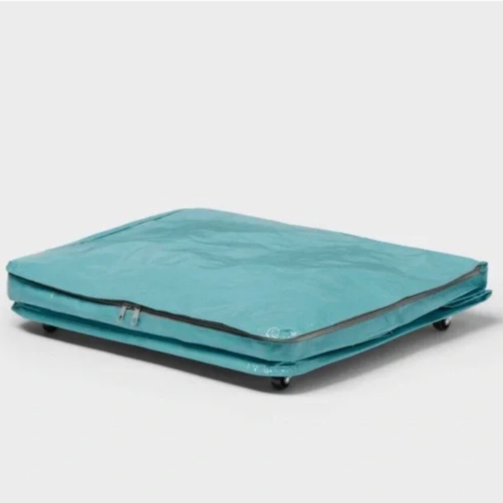 NEW Brightroom Storage Bag With Wheels in Aqua - Picture 2 of 3